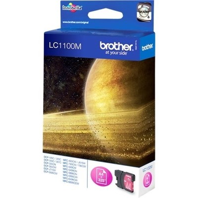 Brother 1100 - cartouche jet d'encre authentique LC1100M - Magenta