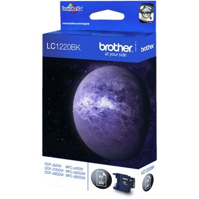 Brother 1220 - cartouche jet d'encre authentique LC1220B - Black