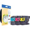 LC125XLRBWBP.jpg Brother 125 - Pack x 3 jet d'encre authentique LC125XLRBWBP - Cyan Magenta Yellow