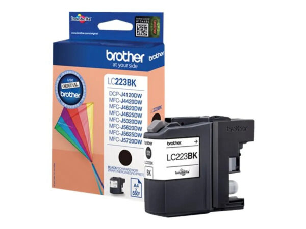 Brother 223BK - cartouche jet d'encre authentique LC223BK - Black