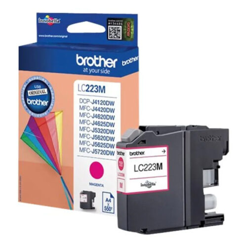 Brother 223M - cartouche jet d'encre authentique LC223M - Magenta
