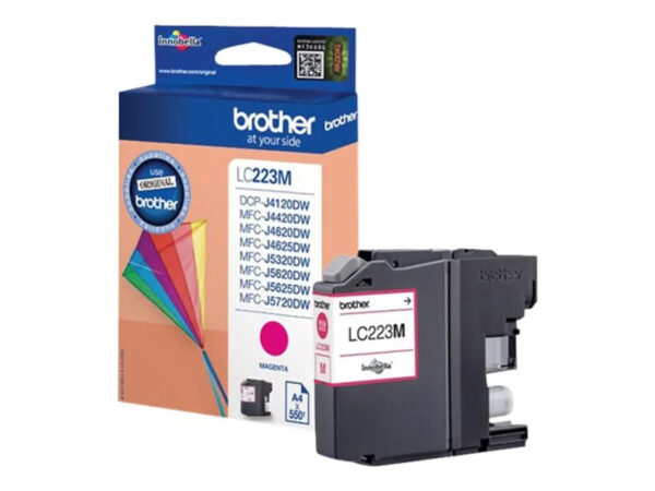 Brother 223M - cartouche jet d'encre authentique LC223M - Magenta