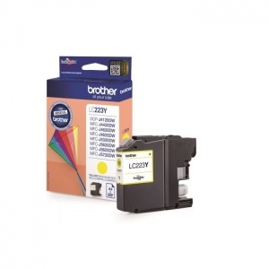 Brother 223Y - cartouche jet d'encre authentique LC223Y - Yellow
