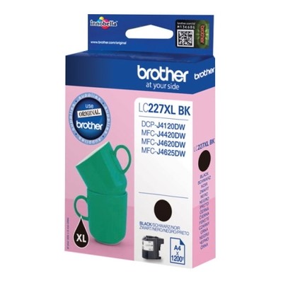 Brother 227 - cartouche jet d'encre authentique LC227XLB - Black