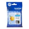 Brother 3211C - cartouche jet d'encre authentique LC3211C - Cyan