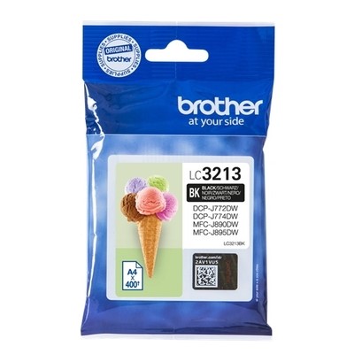 Brother 3213BK - cartouche jet d'encre authentique LC3213BK - Black