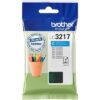 Brother 3217C - cartouche jet d'encre authentique LC3217C - Cyan