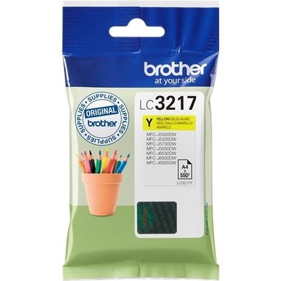 Brother 3217Y - cartouche jet d'encre authentique LC3217Y - Yellow