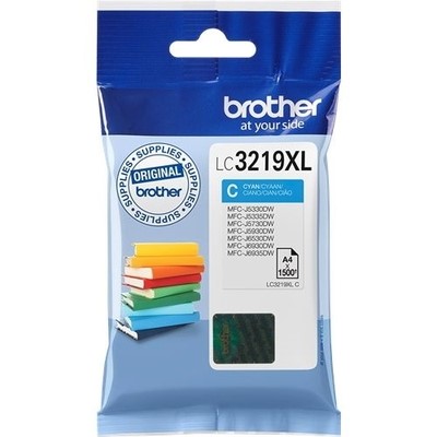 Brother 3219XLC - cartouche jet d'encre authentique LC3219XLC - Cyan