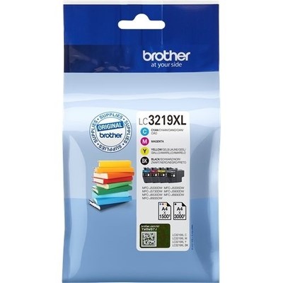 Brother 3219 - Pack x 4 jet d'encre authentique LC3219XLVAL - Black Cyan Magenta Yellow