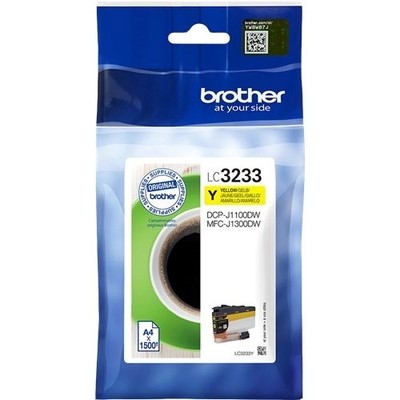 Brother 3233Y - cartouche jet d'encre authentique LC3233Y - Yellow