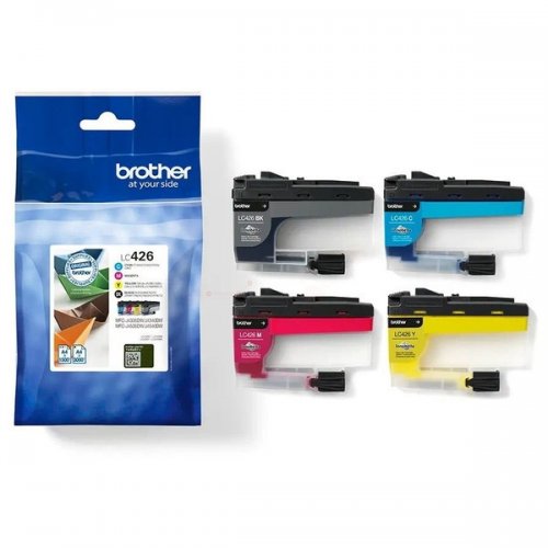 Brother 426VAL - Pack x 4 jet d'encre authentique LC426VAL - Black Cyan Magenta Yellow