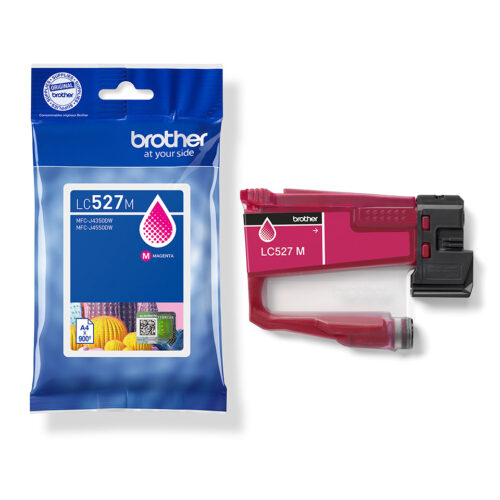 Brother 527 - cartouche jet d'encre authentique LC527M - Magenta