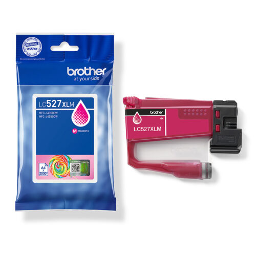 Brother 527XL - cartouche jet d'encre authentique LC527XLM - Magenta