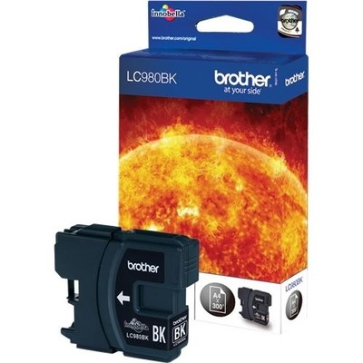 Brother 980 - cartouche jet d'encre authentique LC980B - Black