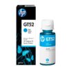 Hp GT52 - Recharge d'encre authentique M0H54AE - Cyan