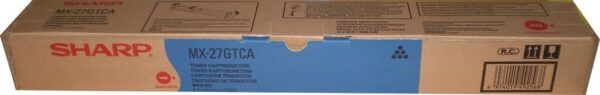 Sharp 27 - Toner authentique MX27GTCA - Cyan