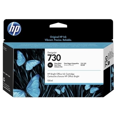 Hp 730 - cartouche jet d'encre authentique P2V61A - Matt Black
