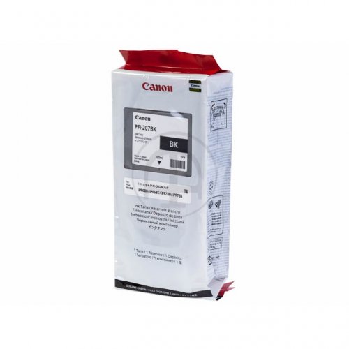 Canon 207 - cartouche jet d'encre authentique 8789B001, PFI207BK - Black