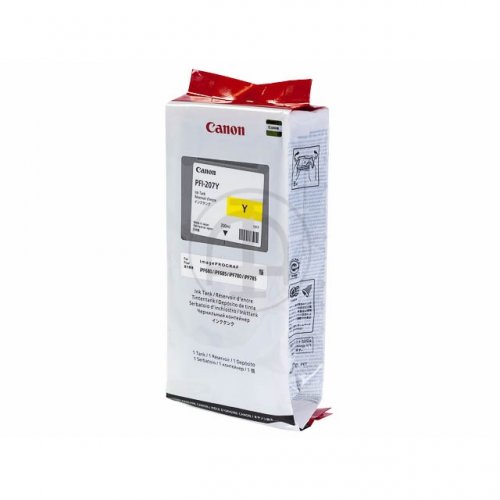 Canon 207 - cartouche jet d'encre authentique 8792B001, PFI207Y - Yellow