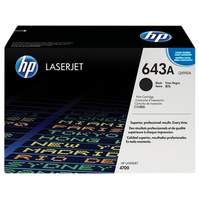 Hp 643A - Toner authentique Q5950A - Black