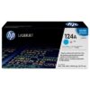 Hp 124A - Toner authentique Q6001A, 124A - Cyan