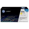Hp 124A - Toner authentique Q6002A, 124A - Yellow