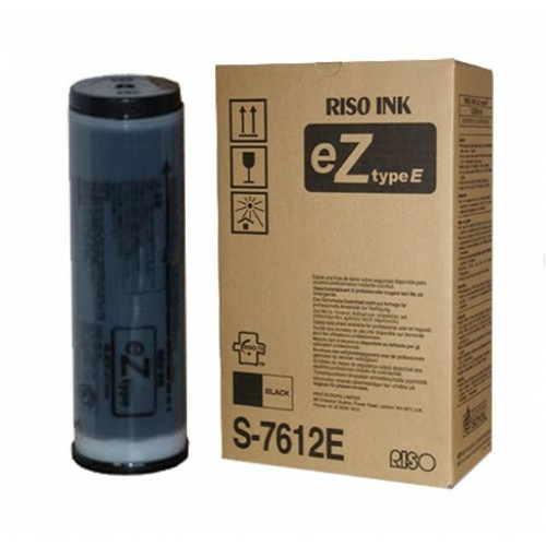 Riso 7612 - Recharge x2 authentique Riso S-7612E - Noir