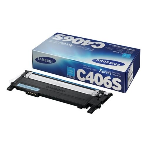 Samsung C406S - Toner authentique CLT-C406SELS - Cyan