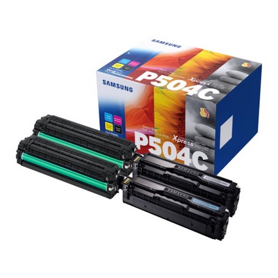 Samsung P504C - Pack x 4 Toner authentique CLTK659SELS, SU400A - Black Cyan Magenta Yellow