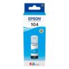 Epson 104 - Recharge d'encre authentique C13T00P240 - Cyan
