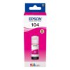 Epson 104 - Recharge d'encre authentique C13T00P340 - Magenta