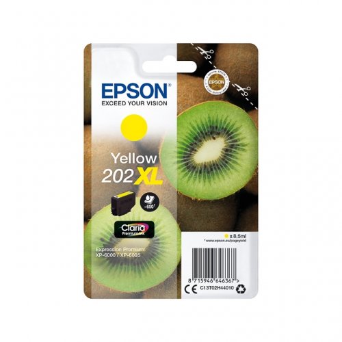 Epson 202XL - cartouche jet d'encre authentique C13T02H44010 - Yellow