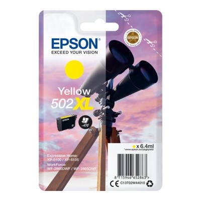 T02W440.jpg Epson 502XL - cartouche jet d'encre authentique T02W440 - Yellow