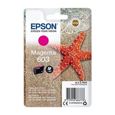 Epson 603 - cartouche jet d'encre authentique C13T03U34010 - Magenta