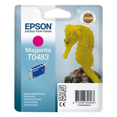 Epson T0483 - cartouche jet d'encre authentique C13T04834010 - Magenta
