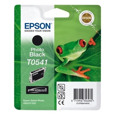 Epson T0541 - cartouche jet d'encre authentique T054140 - Photo Black