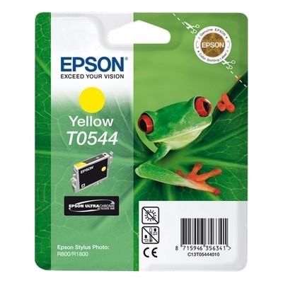 Epson T0544 - cartouche jet d'encre authentique T054440 - Yellow
