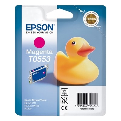 Epson T0553 - cartouche jet d'encre authentique C13T05534010 - Magenta