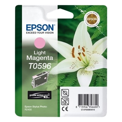 Epson T0596 - cartouche jet d'encre authentique T059640 - Light Magenta