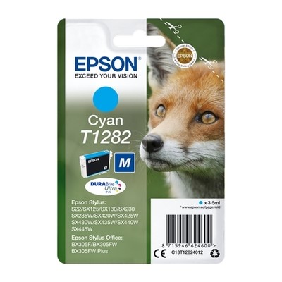 T128240.jpg Epson 1282 - cartouche jet d'encre authentique C13T12824011 - Cyan