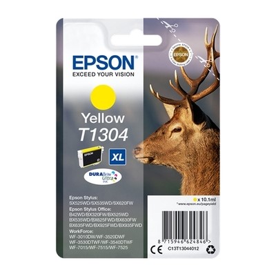 Epson 1304 - cartouche jet d'encre authentique C13T13044012 - Yellow