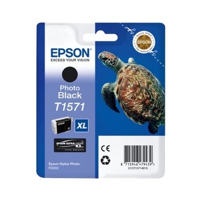 T157140.jpg Epson T1571 - cartouche jet d'encre authentique T157140 - Black