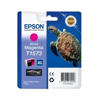 Epson T1573 - cartouche jet d'encre authentique T157340 - Magenta