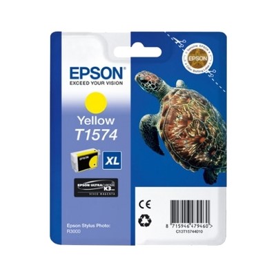 Epson T1574 - cartouche jet d'encre authentique T157440 - Yellow