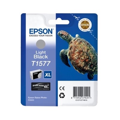 Epson T1577 - cartouche jet d'encre authentique T157740 - Photo Black