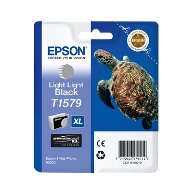 Epson T1579 - cartouche jet d'encre authentique T157940 - Light Grey