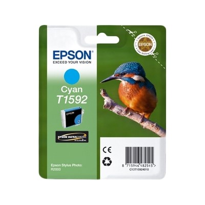 Epson T1592 - cartouche jet d'encre authentique T159240 - Cyan