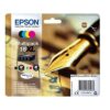 T163640.jpg Epson 1636 - Pack x 4 jet d'encre authentique C13T16364012 - Black Cyan Magenta Yellow