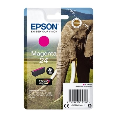 Epson T2423 - cartouche jet d'encre authentique T242340 - Magenta